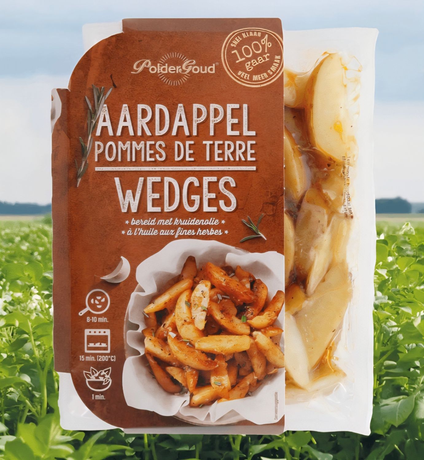 Country wedges Pakje 450gr 