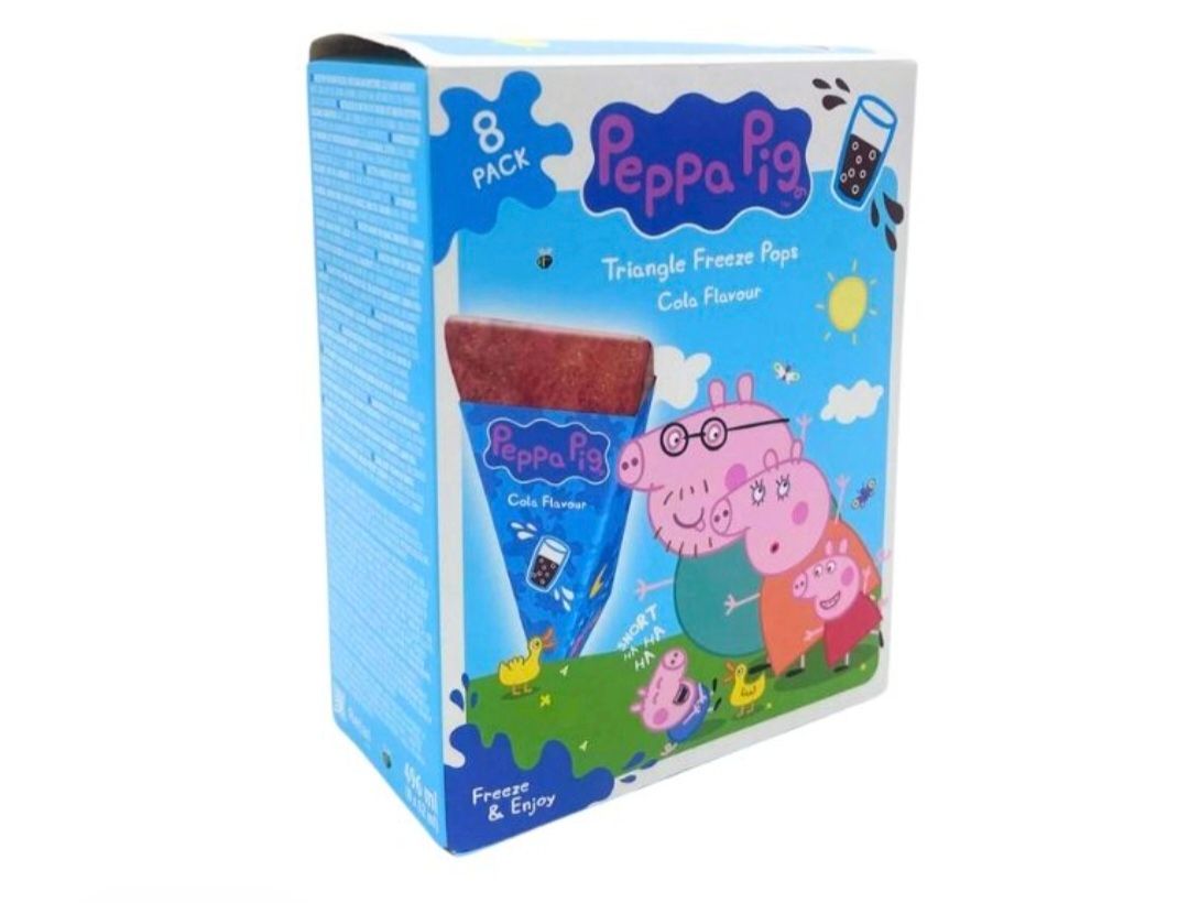 Peppa big cola ijs freez pops 8stuks