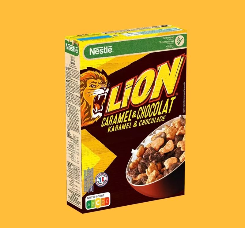 Lion cornflakes chocolade/Caramel tht31/12 Lion cornflakes chocolade/Caramel tht31/12