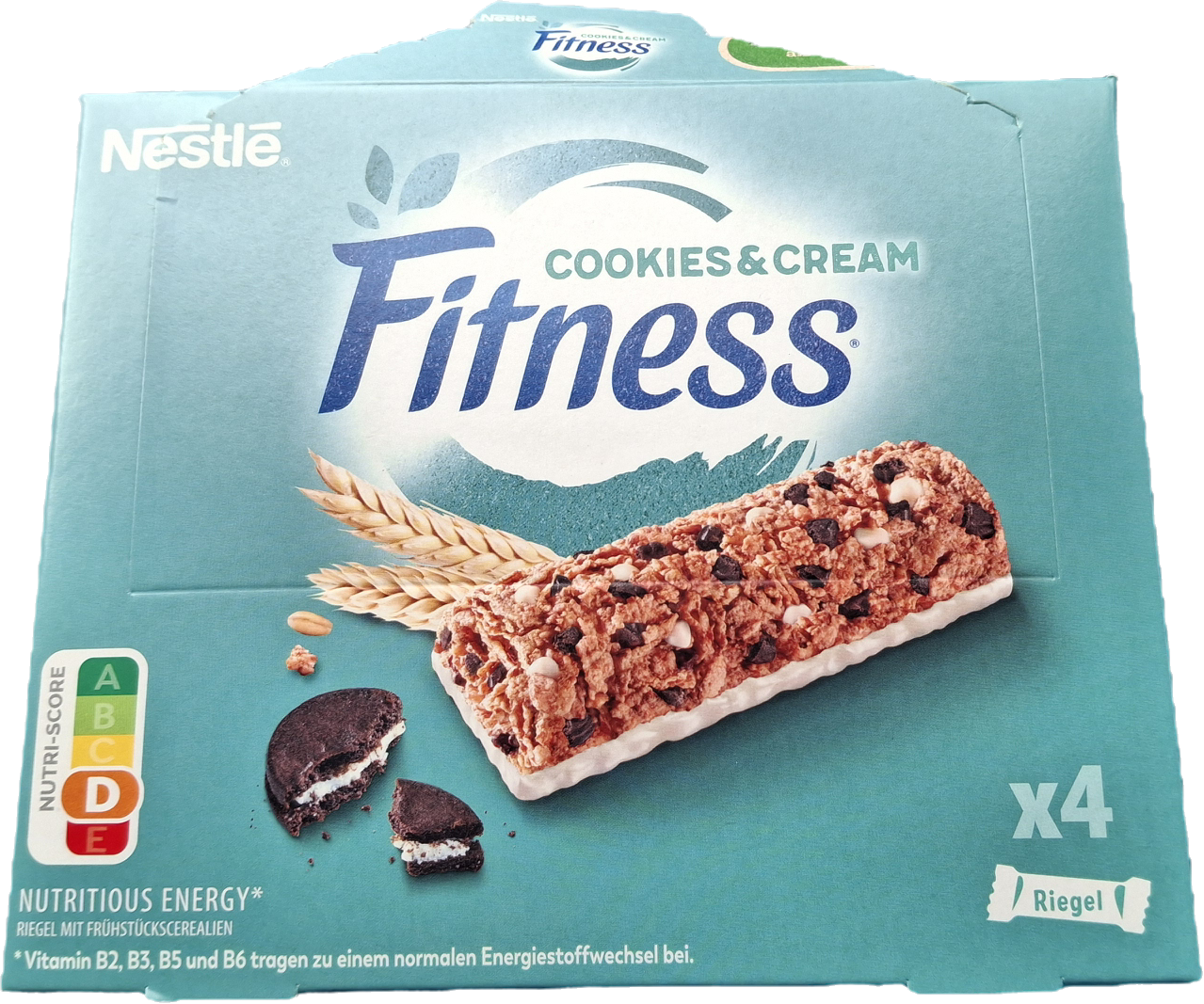 Cookies en cream fitness volkoren repen 4 stuks