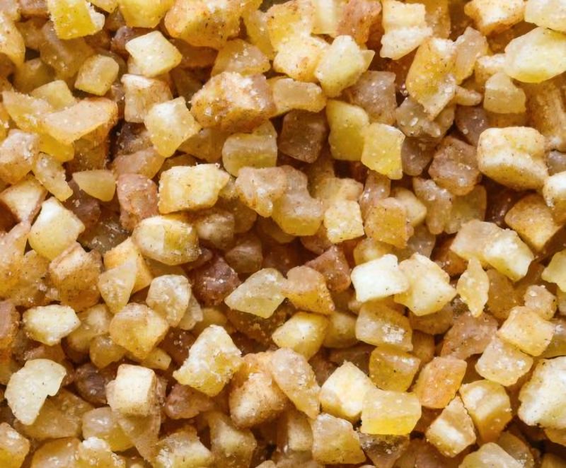 Gedroogde appel/kaneel blokjes 175gr 