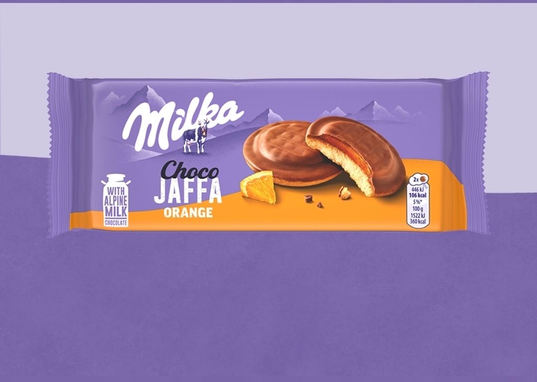 Milka choco jaffa orange 147gr