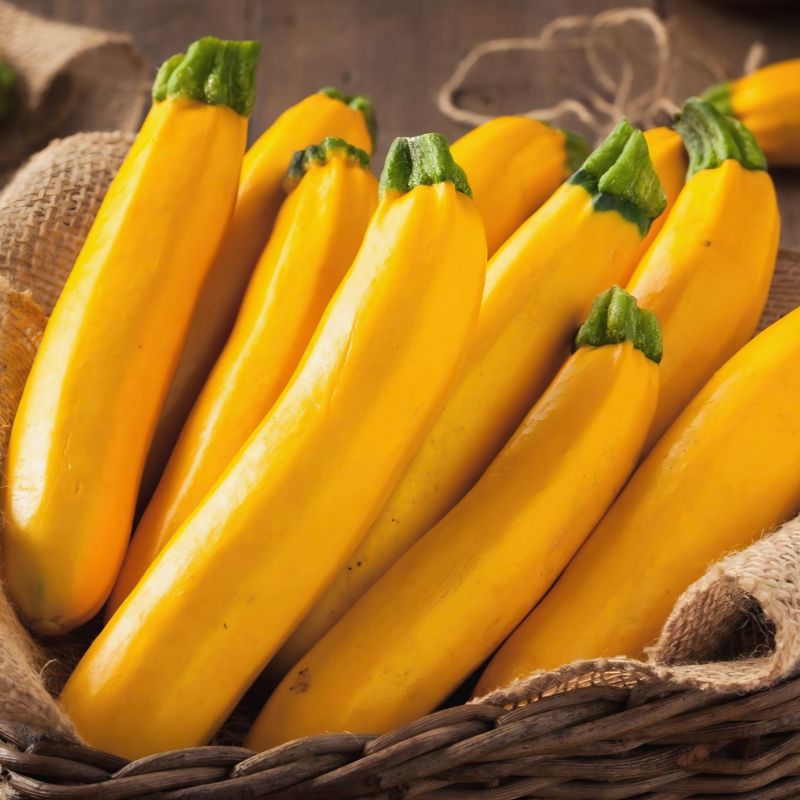 Gele courgette per stuk