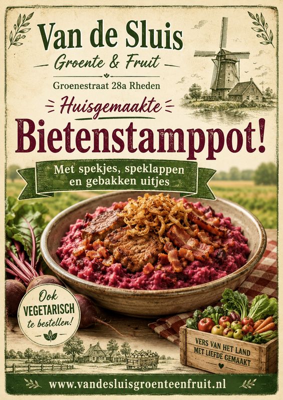 Rode bieten stamppot 450gr