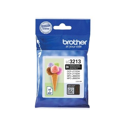 Brother LC3213BK Ink Cartridge High Yield Black Brother LC3213BK Ink Cartridge High Yield Black