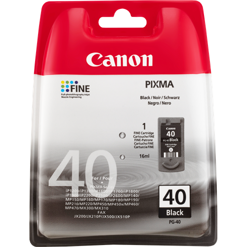 Canon PG-40 Black Inkjet Cartridge