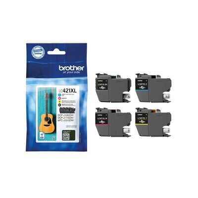 Brother LC421XLVAL Ink Cartridges
