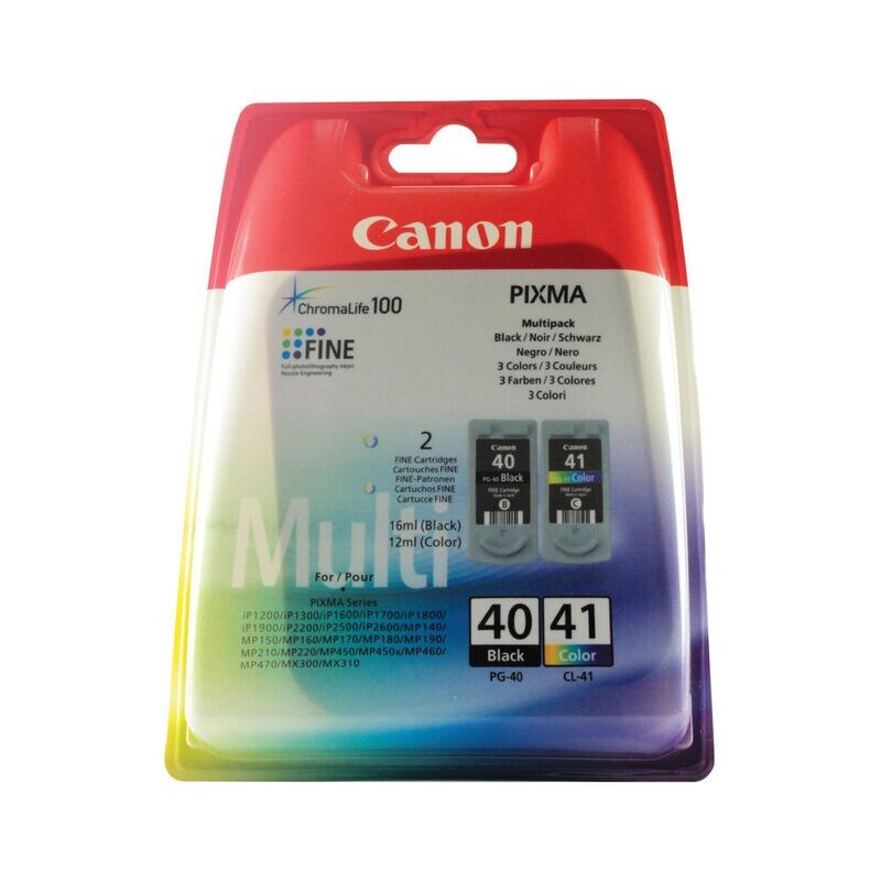 Canon PG-40/CL-41 Multipack Inkjet Cartridges