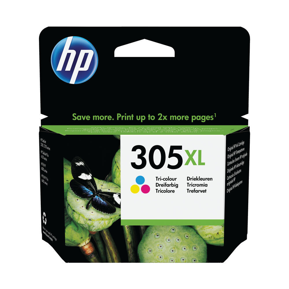 HP 305XL Ink Cartridge Multipack Tri-color