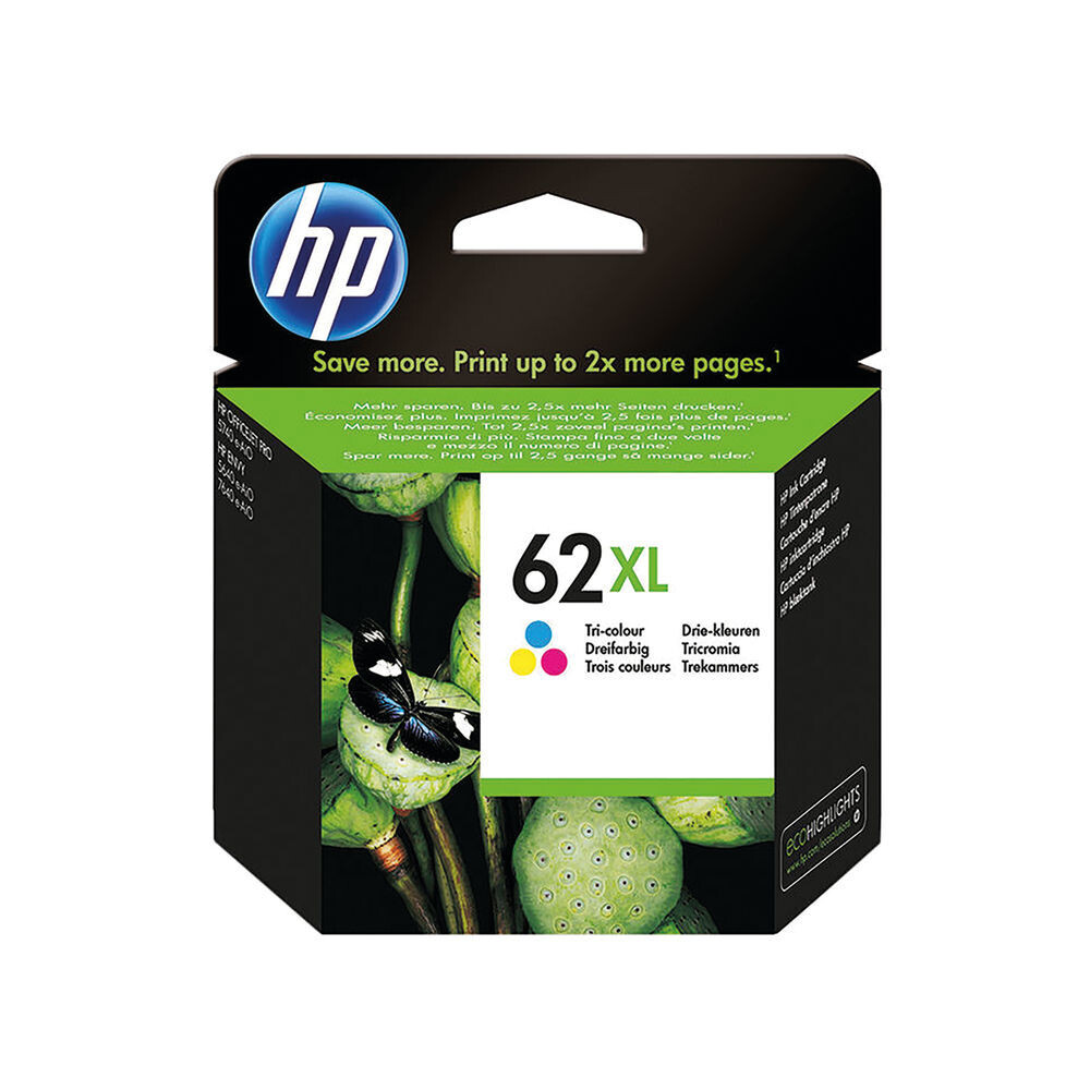 HP 62XL Ink Cartridge Tri-color