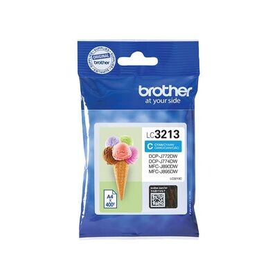 Brother LC3213C Ink Cartridge High Yield Cyan Brother LC3213C Ink Cartridge High Yield Cyan
