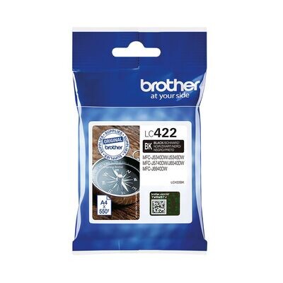 Brother LC422BK Ink Cartridge Black Brother LC422BK Ink Cartridge Black