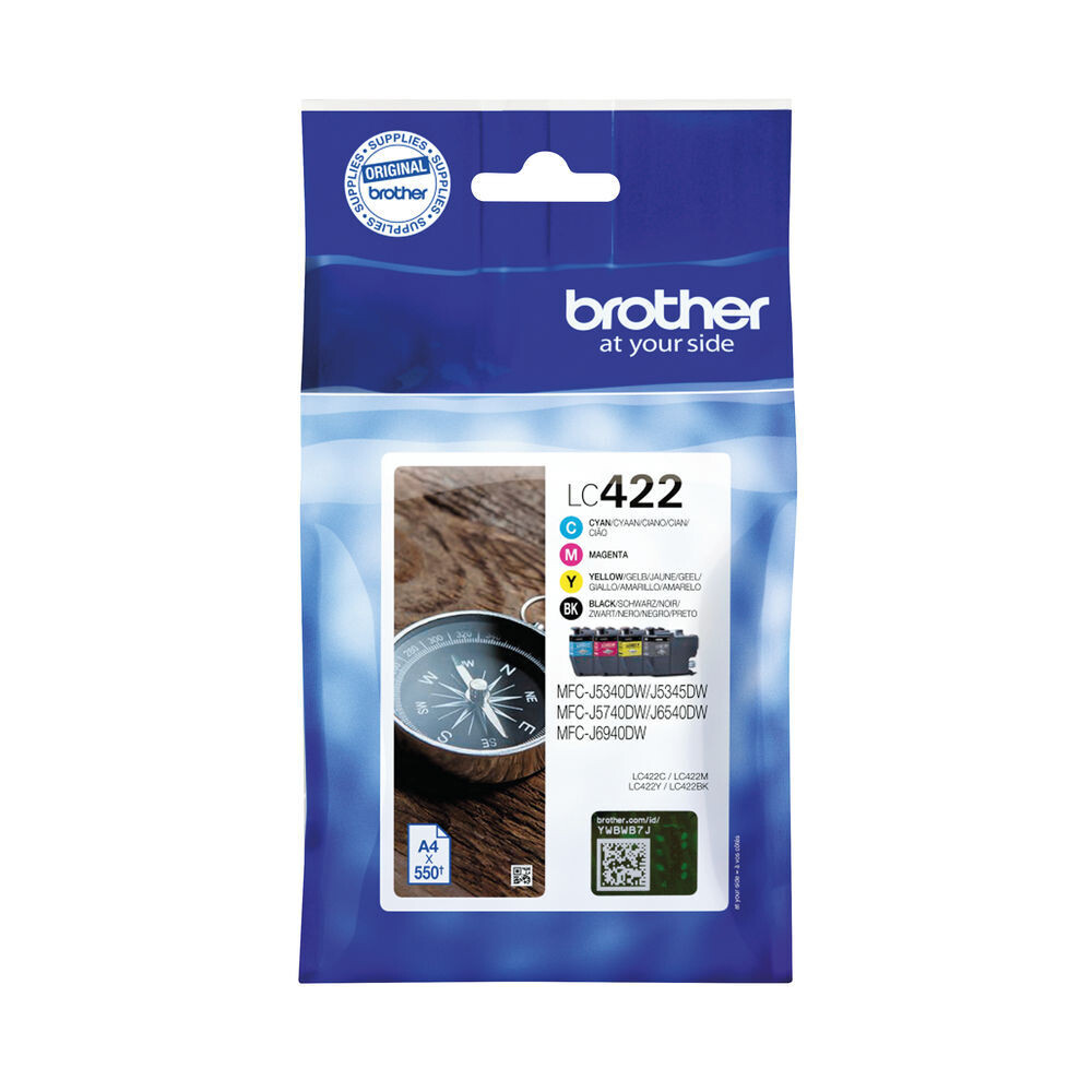 Brother LC422VAL Ink Cartridges Multipack