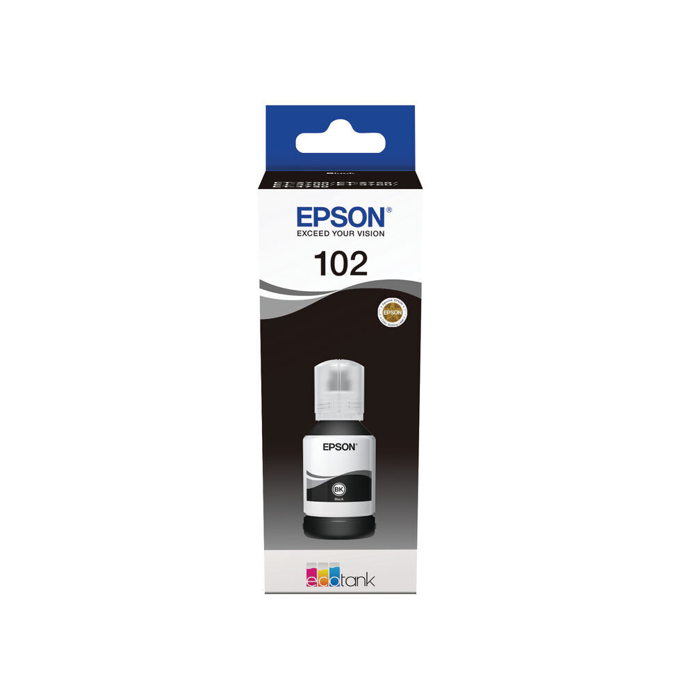 Epson 102 Ink Bottle EcoTank Pigment Black