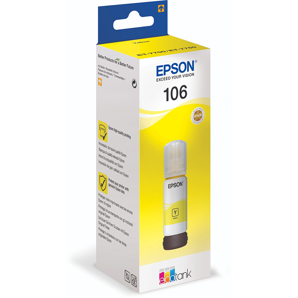 Epson 106 Ink Bottle EcoTank Yellow