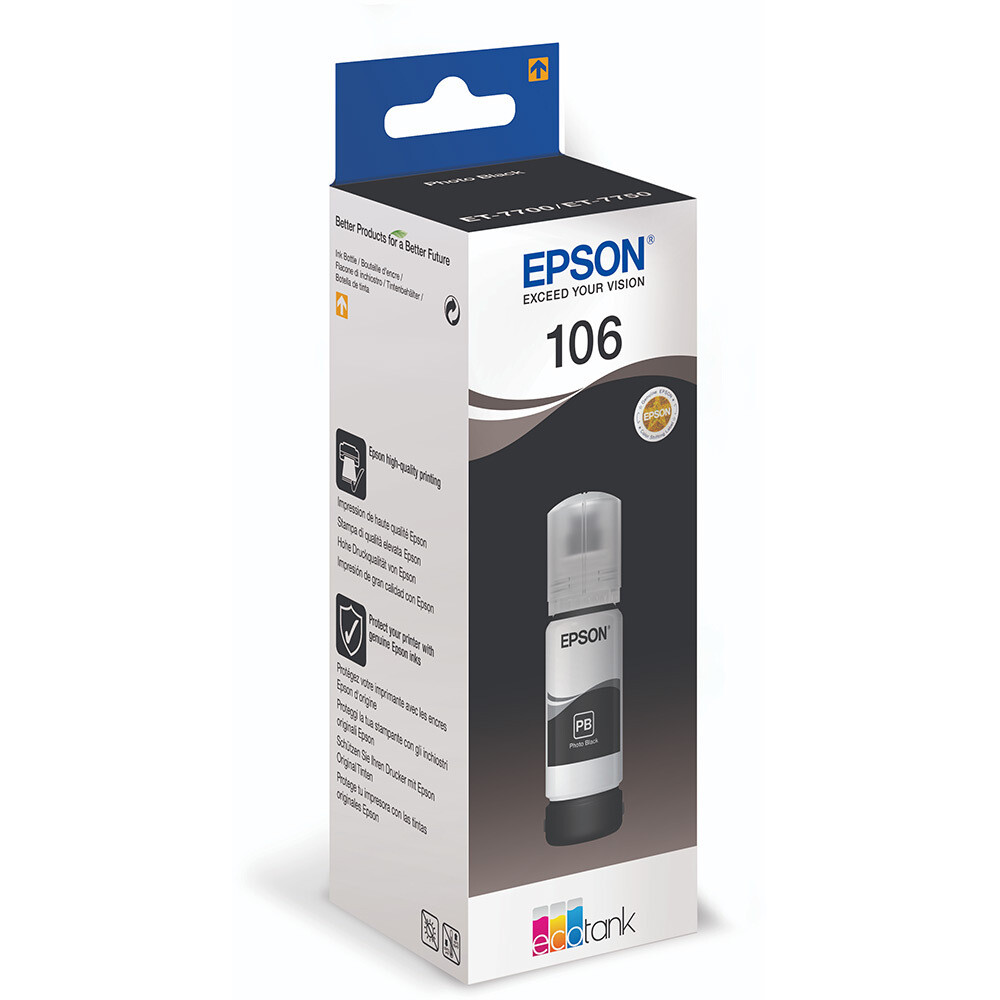 Epson 106 Ink Bottle EcoTank Black