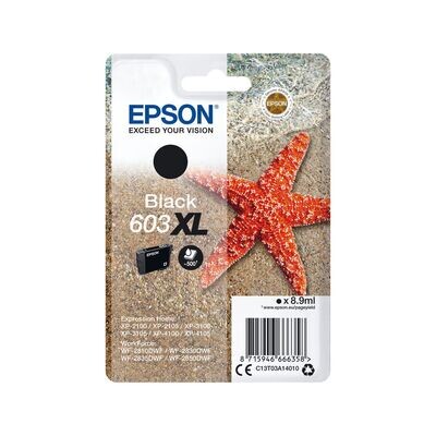 Epson 603XL Ink Cartridge High Yield Starfish Black