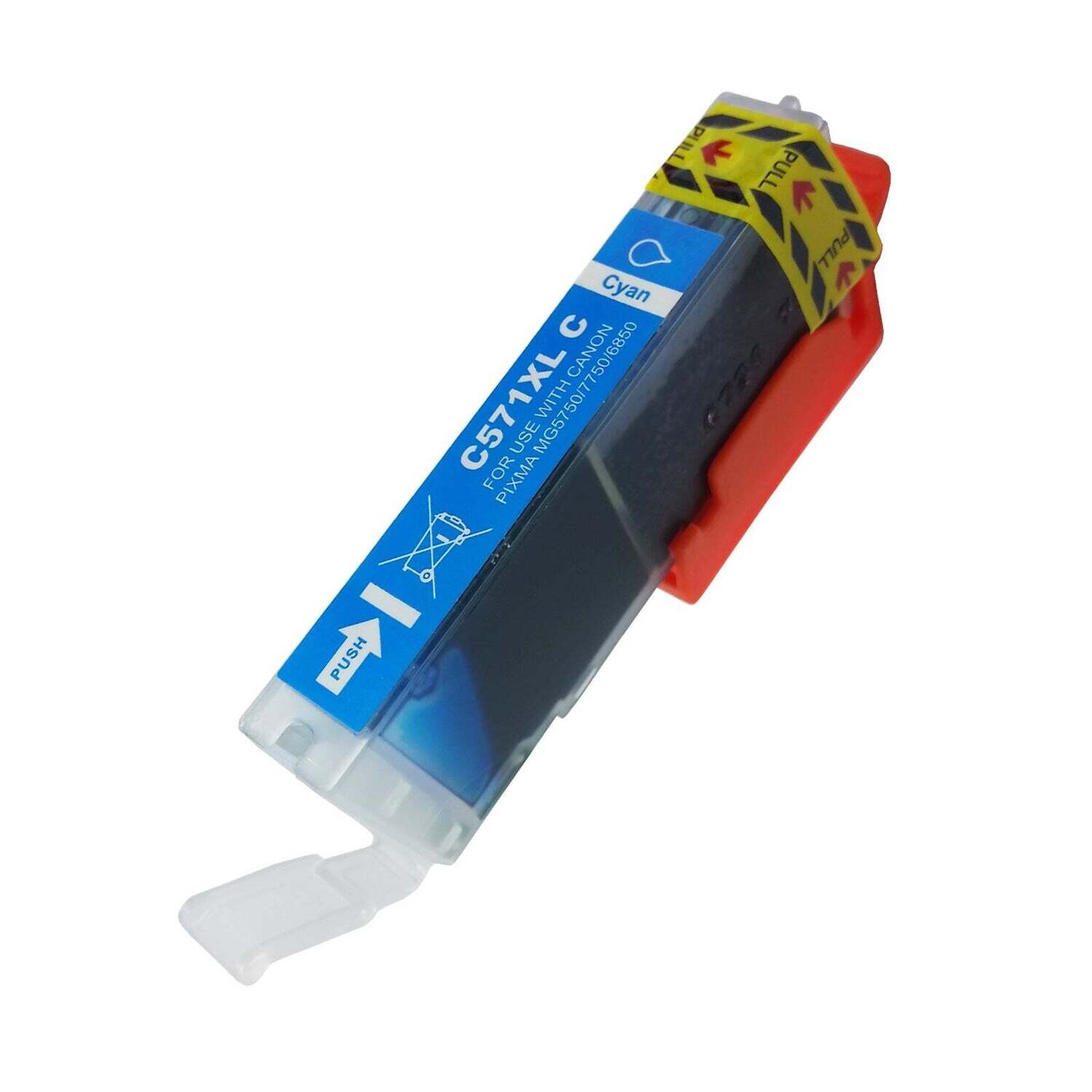 Canon CLI-571CXL Cyan High Yield (Compatible Ink Cartridge​​)