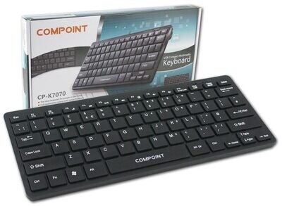 Compoint Black USB Mini Keyboard - CP-K7070
