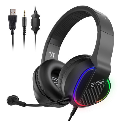 EKSA E400 GAMING HEADSET WITH RGB LIGHT