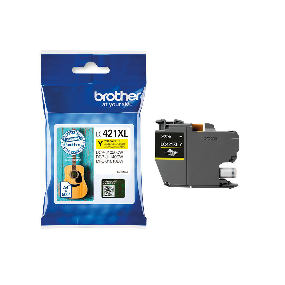 Brother LC421XLY Ink Cartridge Yellow