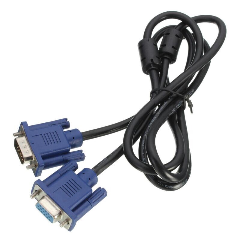 2M Black VGA Cable Male-Female