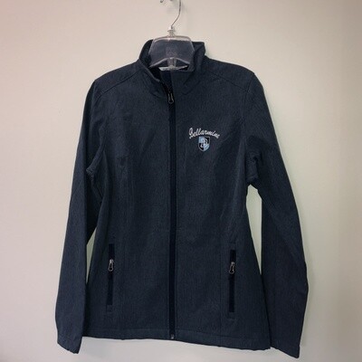 Ladies Navy Heather Softshell