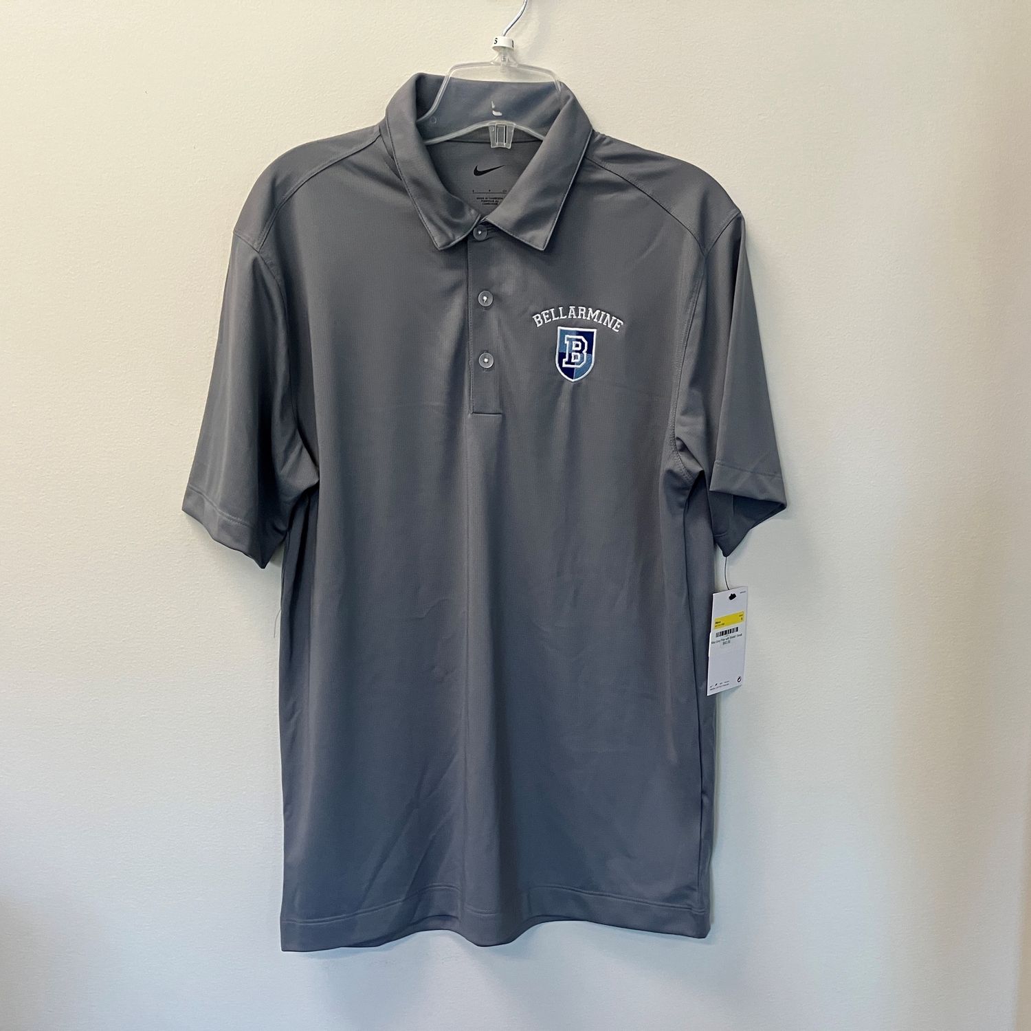 Nike Grey Polo w/B Shield