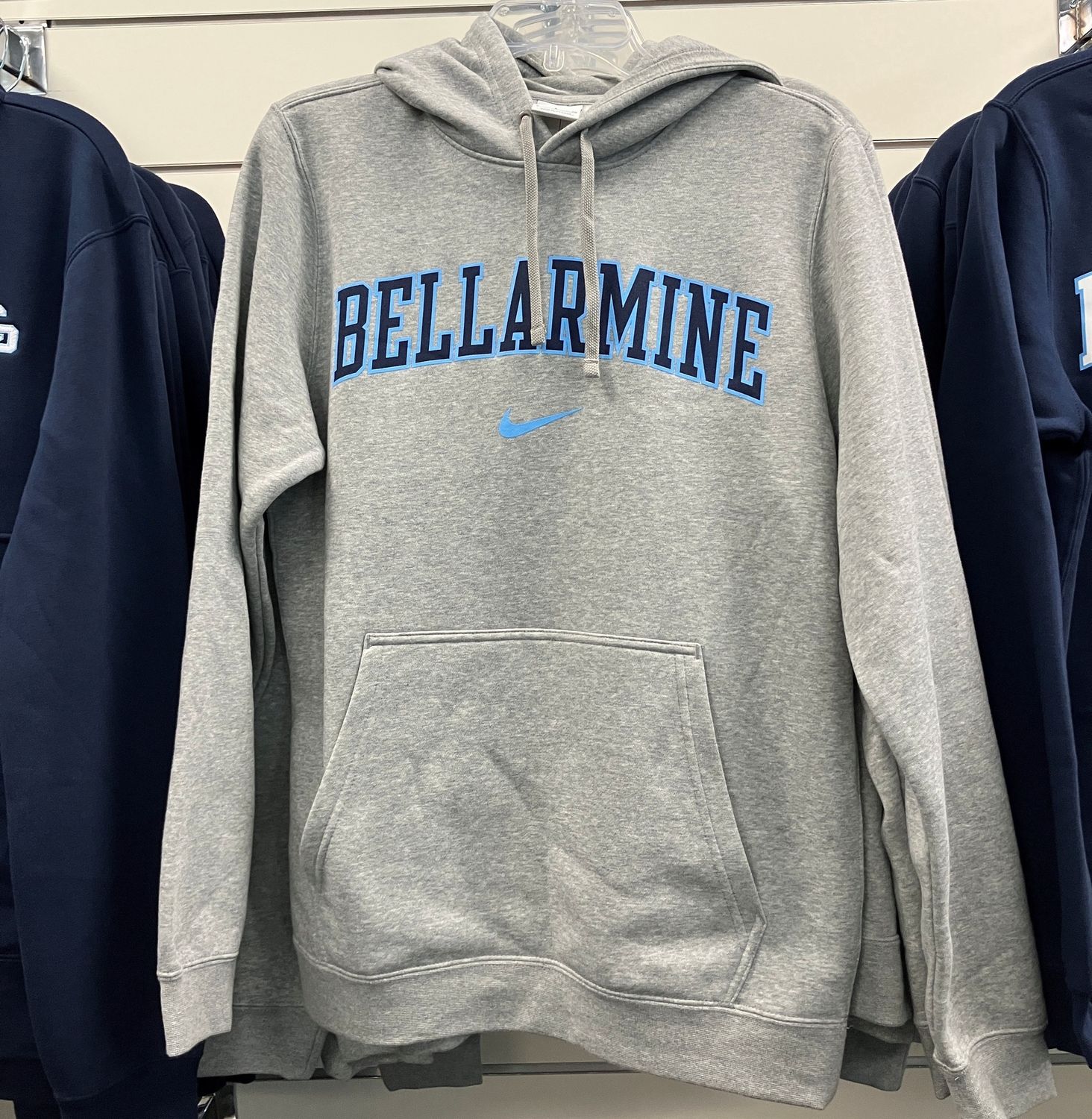 Nike Club Fleece Hoody, Colour: Grey, Size: Small