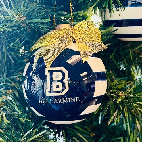 Bellarmine Holiday ornament, Size: Ceramic Ball