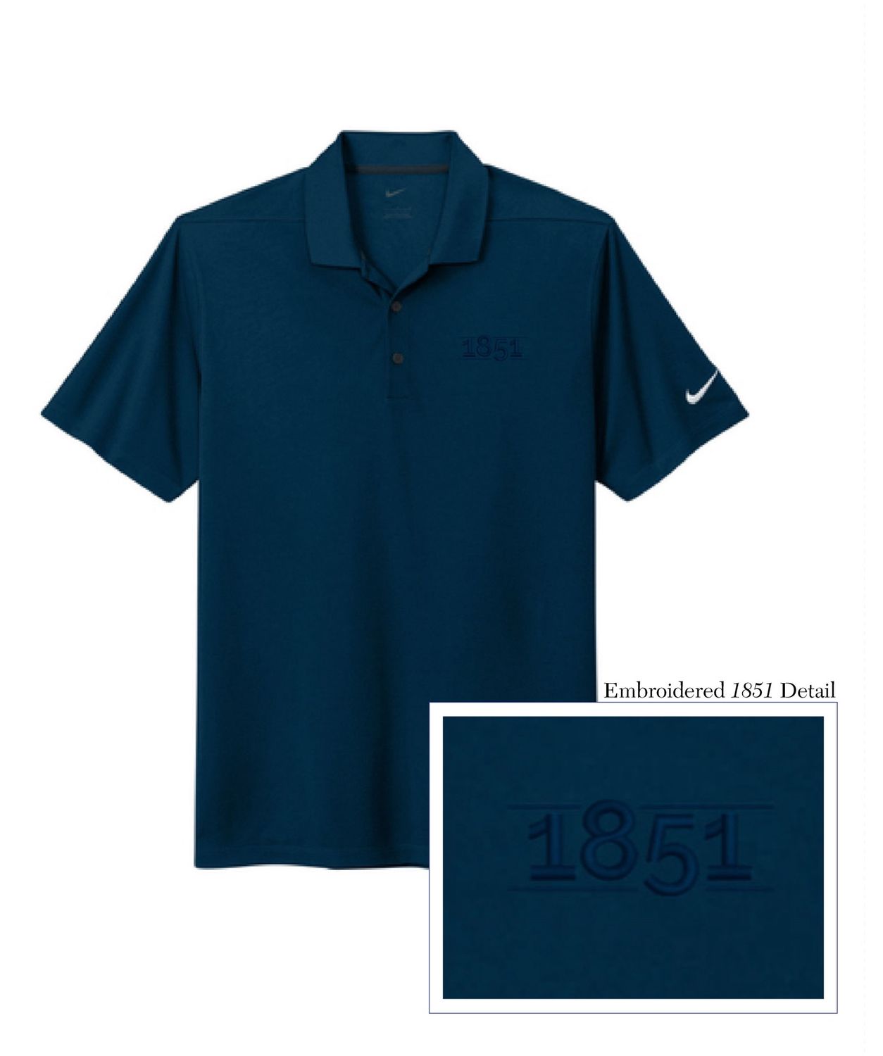 1851 Limited Edition Polo, Colour: Navy, Size: X-Small