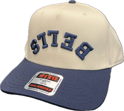 Otto Natural &amp; Navy BELLS hat