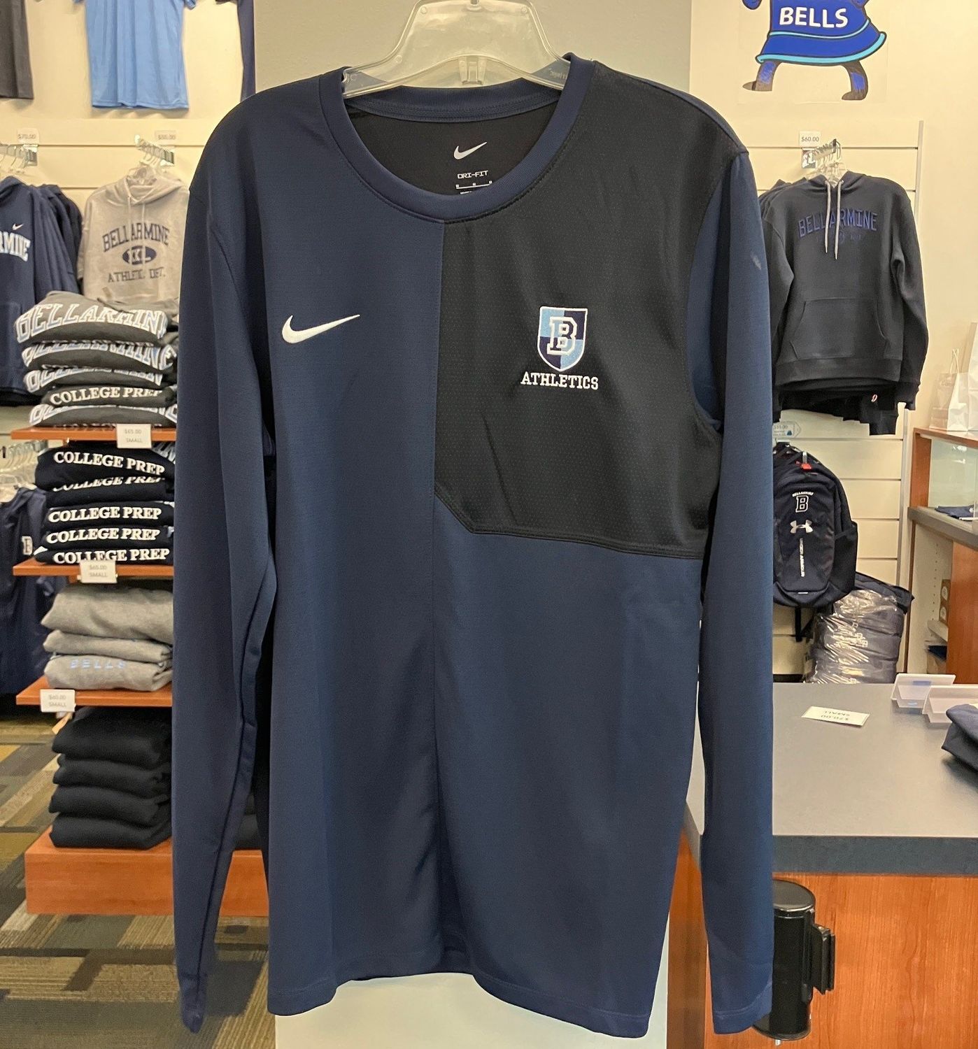 Nike Navy Dri-fit shirt- Athletics