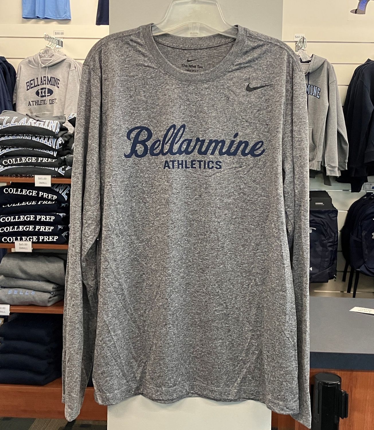 Nike Dri-Fit Hthr Grey Shirt, Size: Large