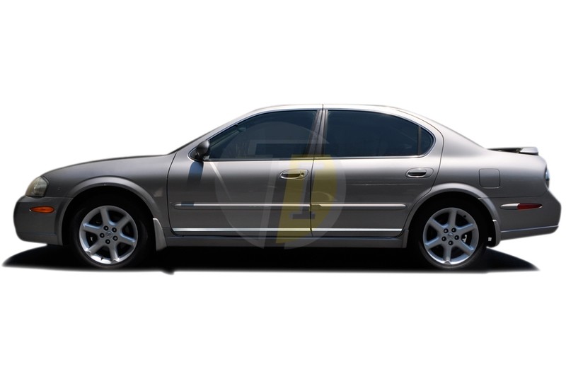 2000 - 2003 NISSAN MAXIMA 4 PC S.S Side Moldings