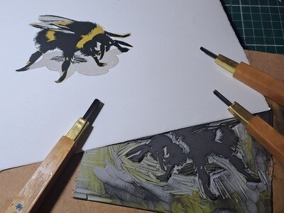 Lino Reduction Prints