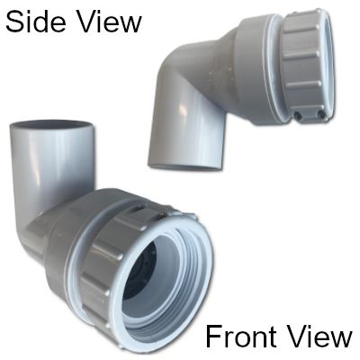 10-01355, VALVE, CHECK, PVC, 2", ELL, 90