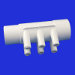 10-3640, PVC, MANIFOLD,2"S X 2"SP (6)3/4" WW