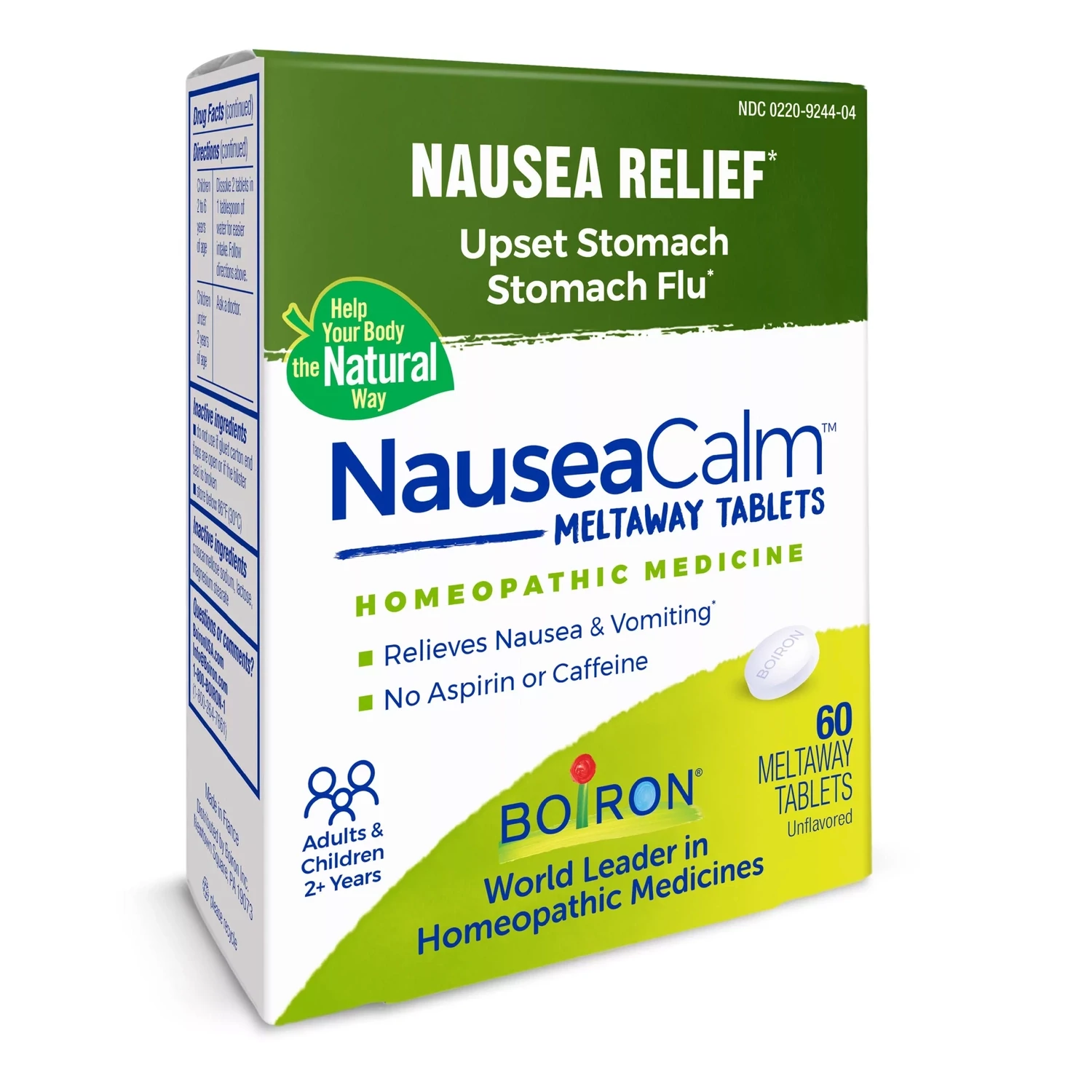 Boiron NauseaCalm® Meltaway Tablets, 60 Tablets Boiron NauseaCalm® Meltaway Tablets, 60 Tablets