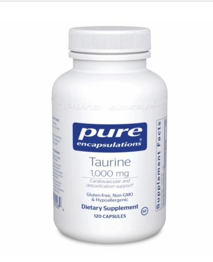 Pure Encapsulations Taurine 1,000 mg, 120 Capsules