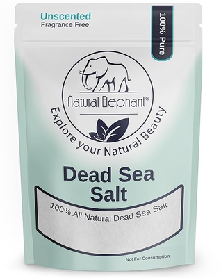 Natural Elephant Dead Sea Bath Salt, 1lb