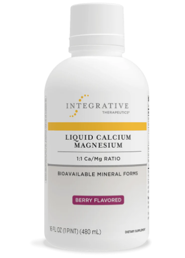 Integrative Therapeutics Liquid Calcium Magnesium (1:1), 16 fl oz