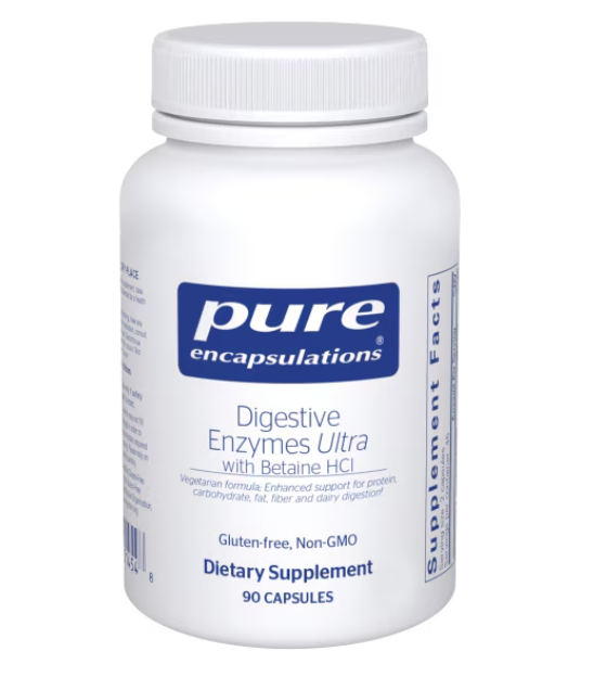 Pure Encapsulations Digestive Enzymes Ultra with Betaine HCl, 90 capsules
