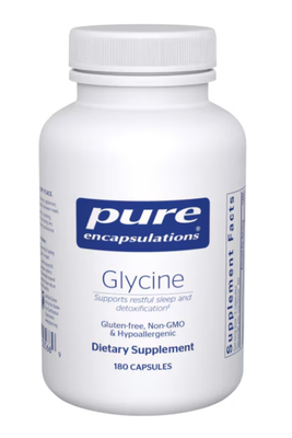 Pure Encapsulations Glycine, 180 capsules