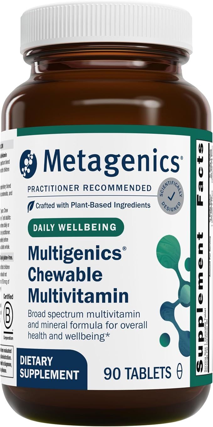 Metagenics Multigenics® Chewable Multivitamin, 90 Tablets