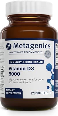 Metagenics Vitamin D3 5000™, 120 soft gels