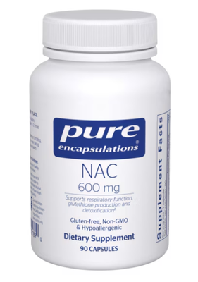 Pure Encapsulations NAC 600 mg, 90 Capsules Pure Encapsulations NAC 600 mg, 90 Capsules