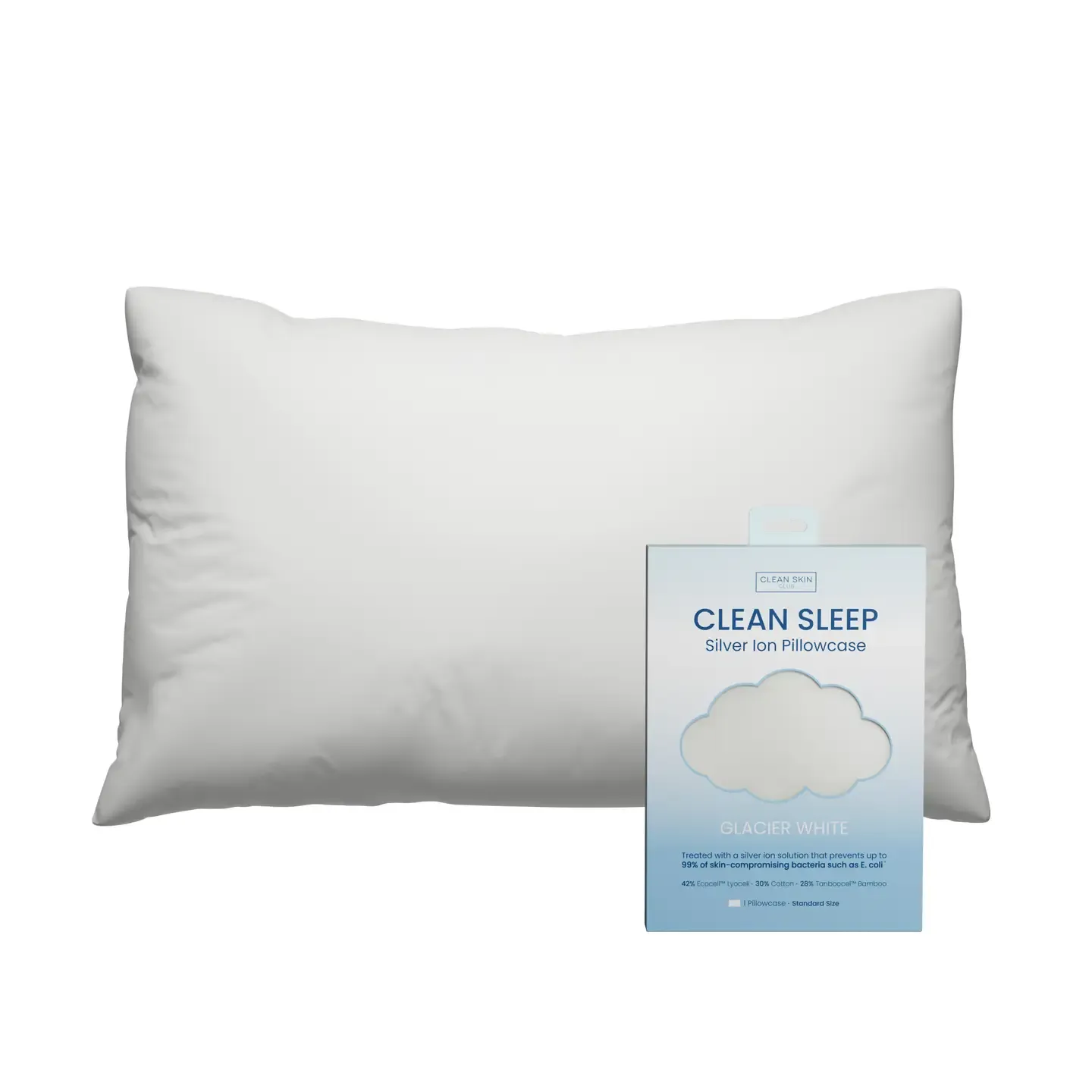 Clean Sleep Silver Ion Pillowcase