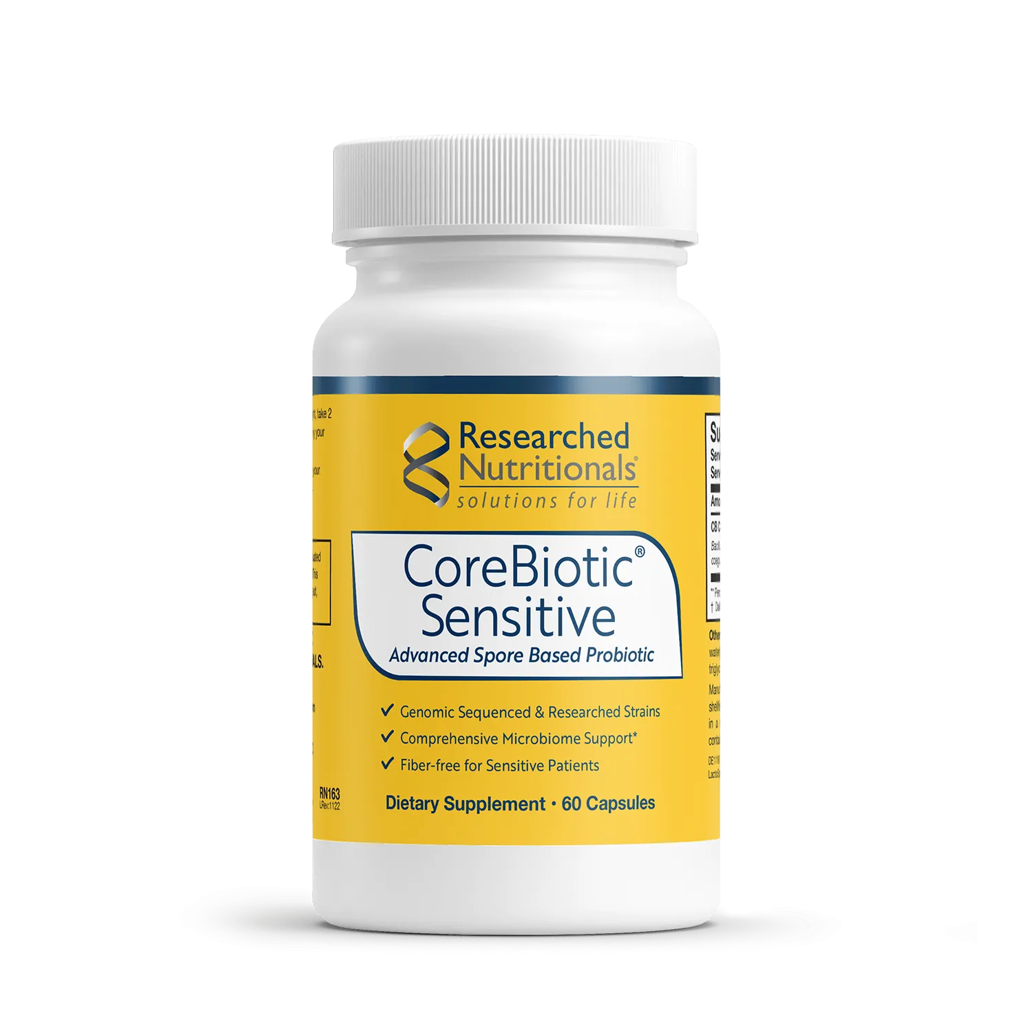 Researched Nutritionals CoreBiotic® Sensitive Spore Probiotic, 60 Capsules