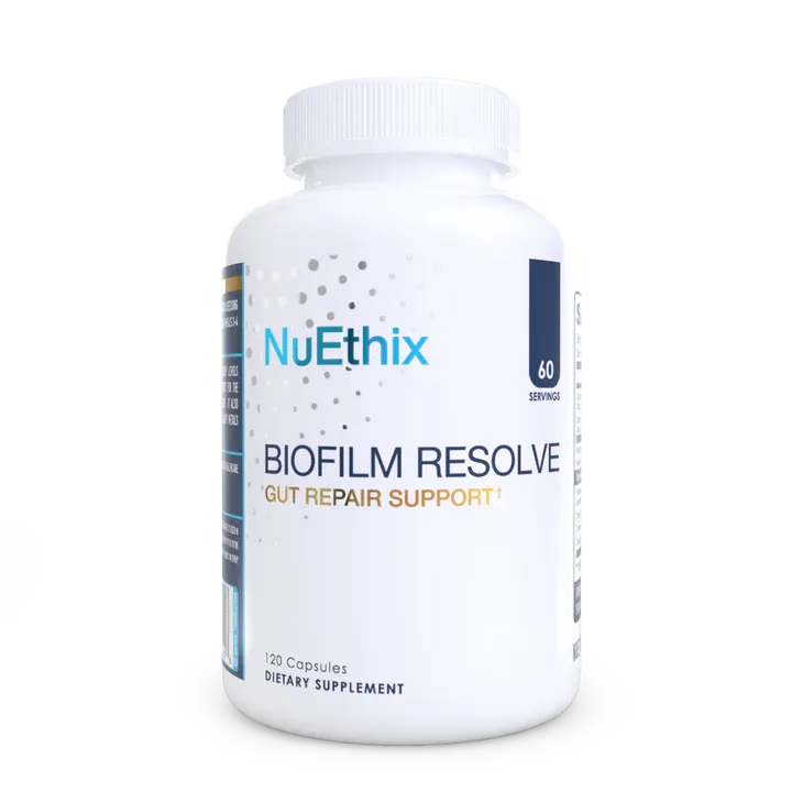 NuEthix Biofilm Resolve, 120 Capsules